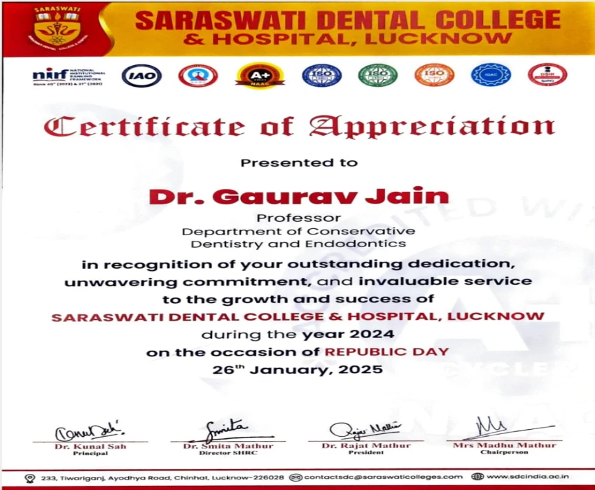 saraswati dental college